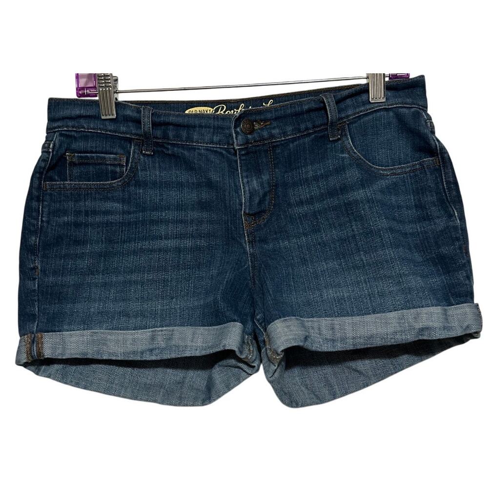 Old Navy The Boyfriend Women's Rolled Hem Jean Shorts Size 6 Regular